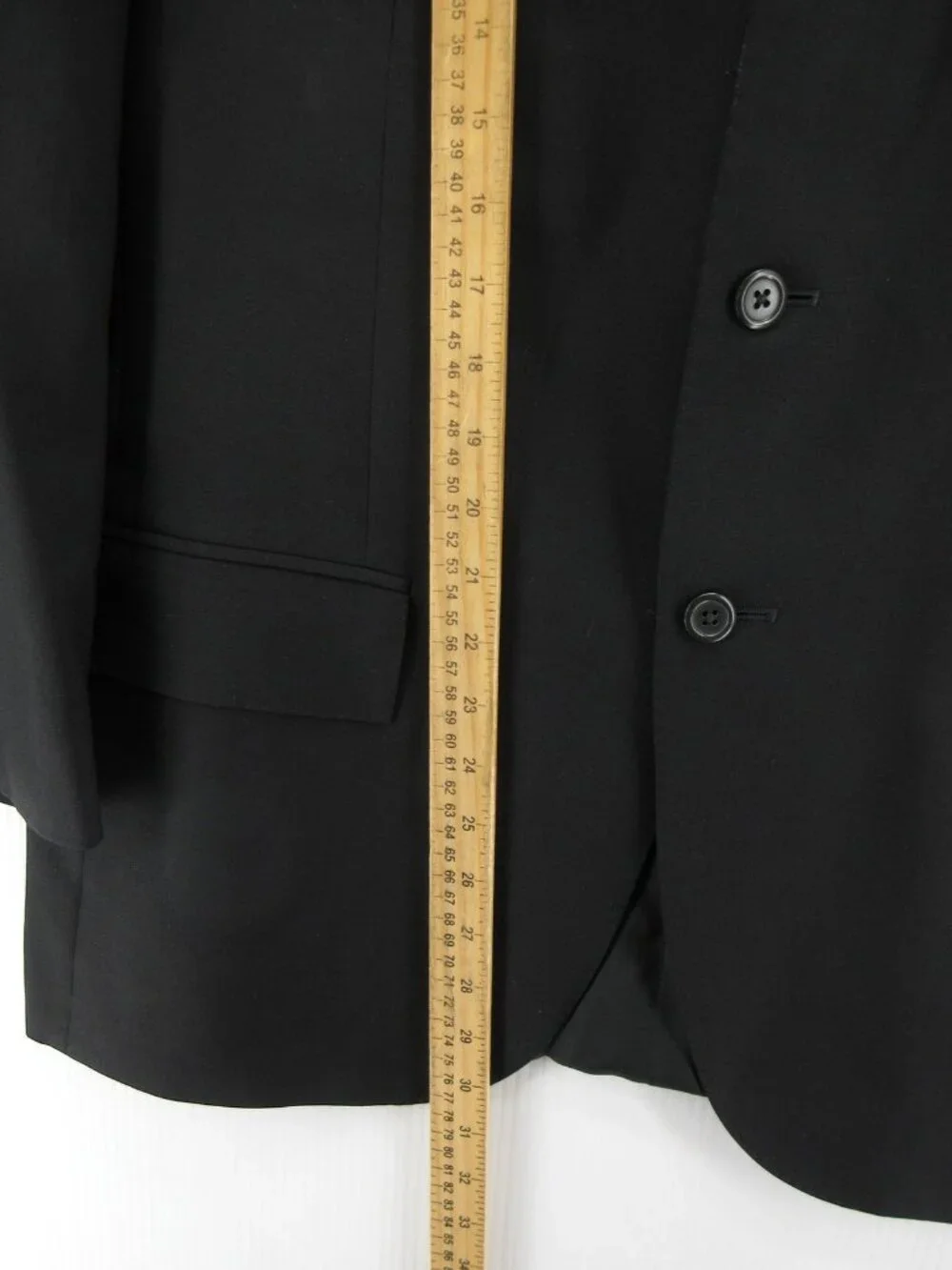 VTG Polo Ralph Lauren Suit 41 S Virgin Wool Pleated Cuffed Italy 34X27